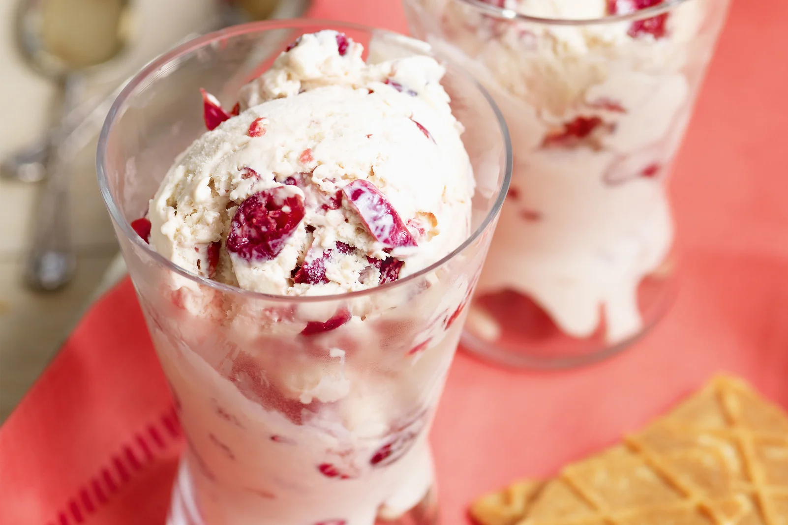 Helado de ron y Craisins®